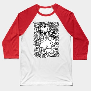 Cute and fun with various imaginary characters Baseball T-Shirt